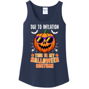 Funny Due To Inflation This Is My Halloween Costume Ladies Essential Tank