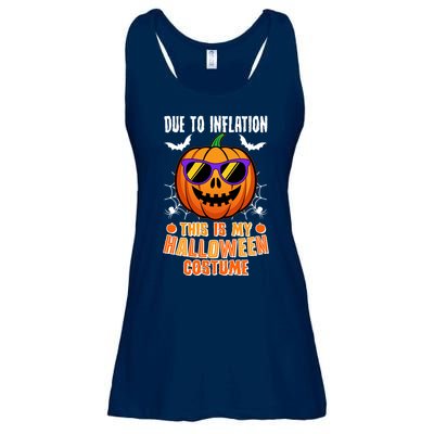 Funny Due To Inflation This Is My Halloween Costume Ladies Essential Flowy Tank