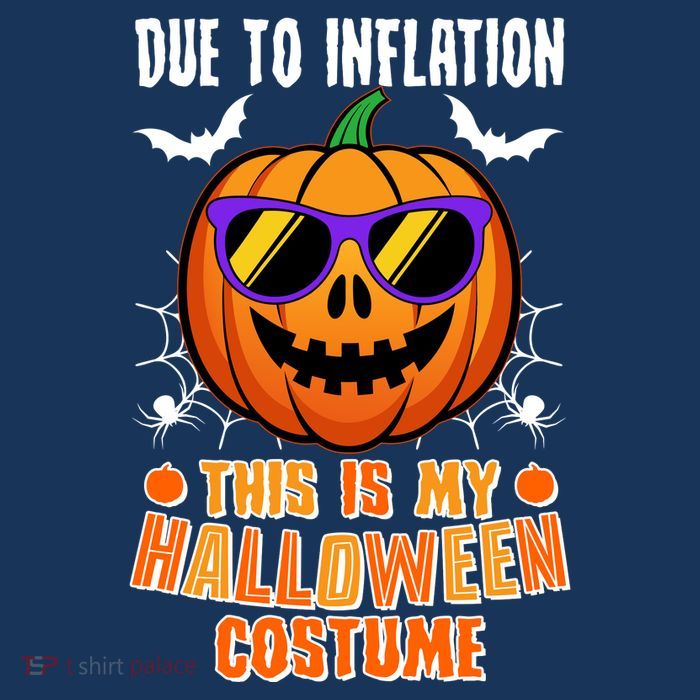 Funny Due To Inflation This Is My Halloween Costume Premium T-Shirt