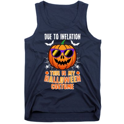 Funny Due To Inflation This Is My Halloween Costume Tank Top