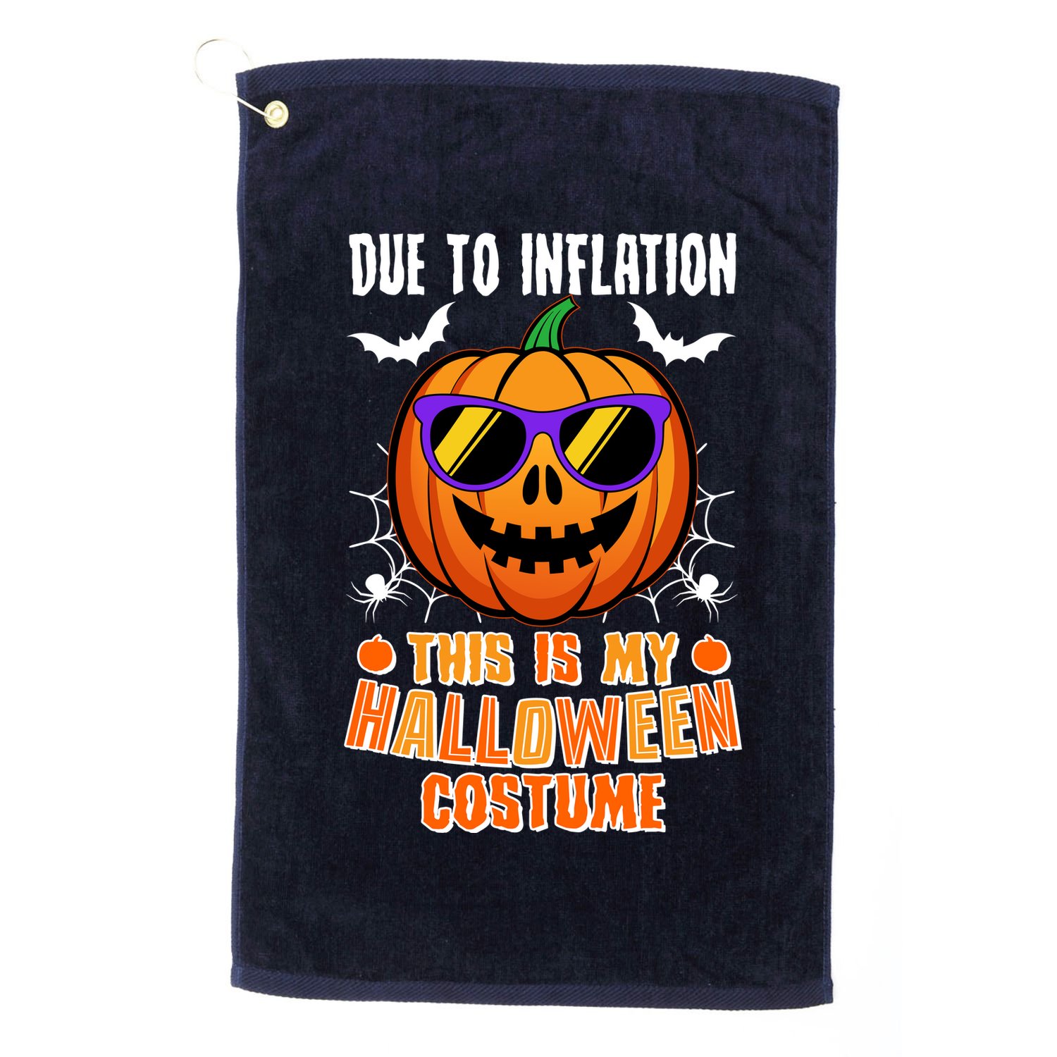 Funny Due To Inflation This Is My Halloween Costume Golf Towel
