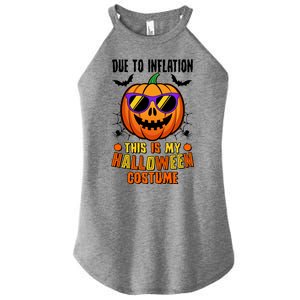 Funny Due To Inflation This Is My Halloween Costume Women’s Perfect Tri Rocker Tank