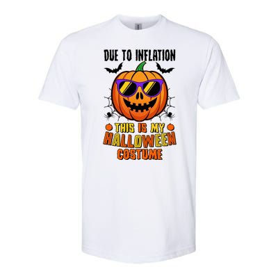 Funny Due To Inflation This Is My Halloween Costume Softstyle CVC T-Shirt