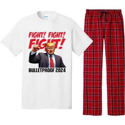 Fight Donald Trump 2024 Republicans Maga Usa Elections Pajama Set