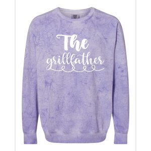 Fathers Day , The Grillfather Colorblast Crewneck Sweatshirt