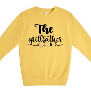 Fathers Day , The Grillfather Premium Crewneck Sweatshirt