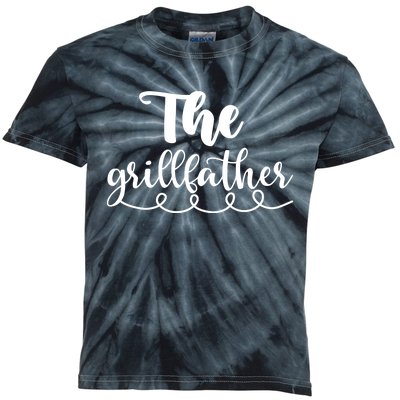 Fathers Day , The Grillfather Kids Tie-Dye T-Shirt