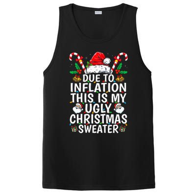 Funny Due to Inflation This is My Ugly Sweater For Christmas  PosiCharge Competitor Tank