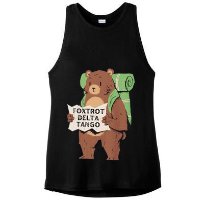 Foxtrot Delta Tango Ladies PosiCharge Tri-Blend Wicking Tank