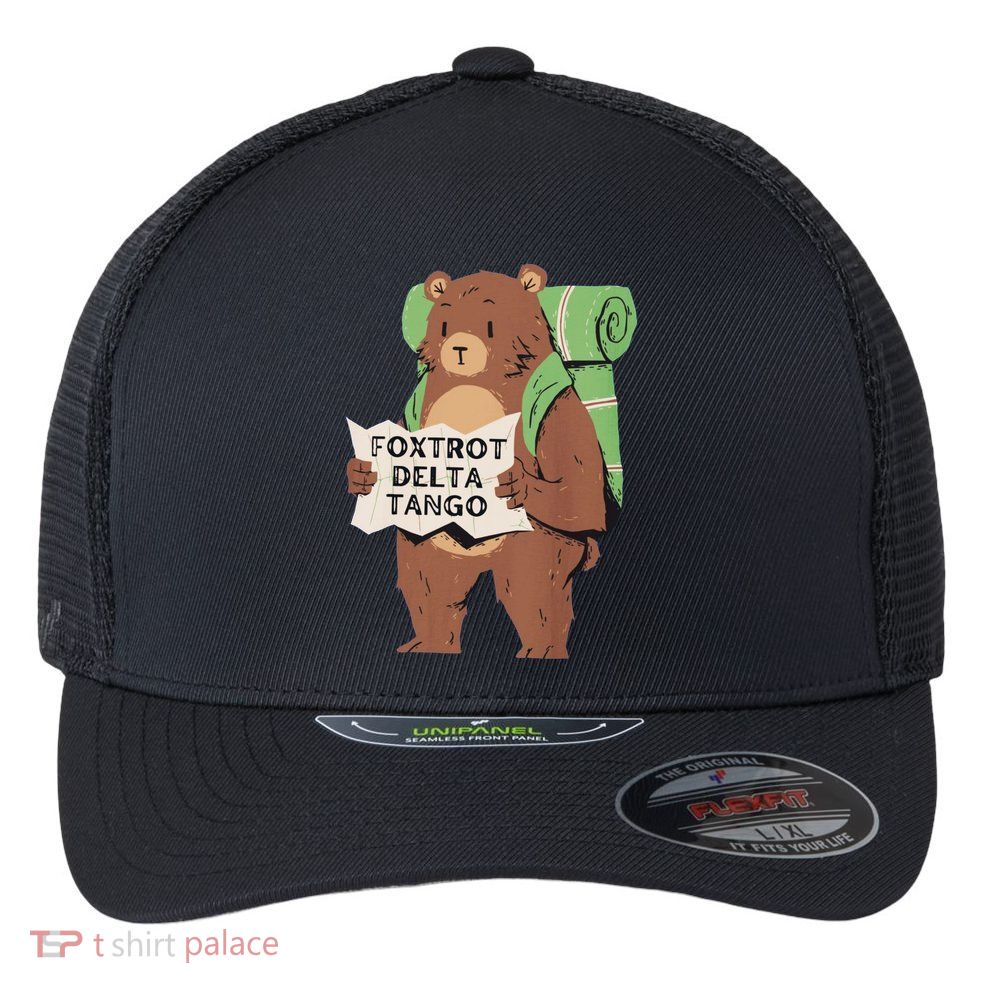 Foxtrot Delta Tango Flexfit Unipanel Trucker Cap