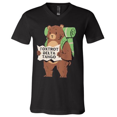 Foxtrot Delta Tango V-Neck T-Shirt