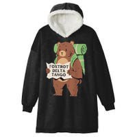 Foxtrot Delta Tango Hooded Wearable Blanket