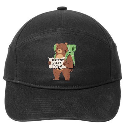Foxtrot Delta Tango 7-Panel Snapback Hat