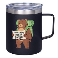 Foxtrot Delta Tango 12oz Stainless Steel Coffee Mug