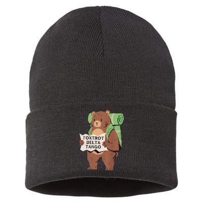 Foxtrot Delta Tango Sustainable Knit Beanie