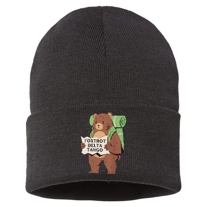 Foxtrot Delta Tango Sustainable Knit Beanie
