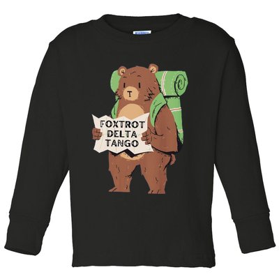 Foxtrot Delta Tango Toddler Long Sleeve Shirt