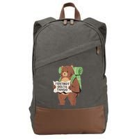 Foxtrot Delta Tango Cotton Canvas Backpack