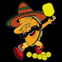 Funny Dabbing Taco Pickleball Ball Sport Lover Cinco De Mayo Tank Top
