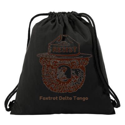 Foxtrots Delta Tangos Funny Foxtrots Delta Tangos Drawstring Bag