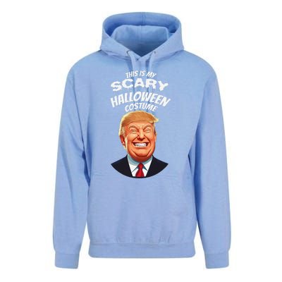 Funny Donald Trump Scary Halloween Gag President Costume Gag Unisex Surf Hoodie