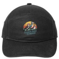 Flicker Dodo Titmouse Funny Retro Bird Lovers Design  7-Panel Snapback Hat