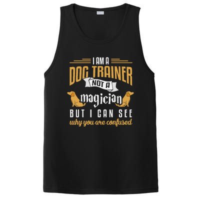 Funny Dog Trainer Humor Dog Training Gift PosiCharge Competitor Tank