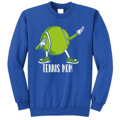 Funny Dabbing Tennis Ball For Mom Meaningful Gift Tall Sweatshirt