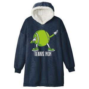 Funny Dabbing Tennis Ball For Mom Meaningful Gift Hooded Wearable Blanket