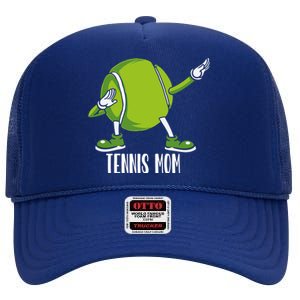 Funny Dabbing Tennis Ball For Mom Meaningful Gift High Crown Mesh Back Trucker Hat