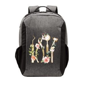 Floral Dental Tools Dentistry Teeth Doctor Dentist Life Gift Vector Backpack