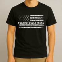Foxtrots Delta Tangos Funny Us Flag Foxtrots Deltas Tangos T-Shirt