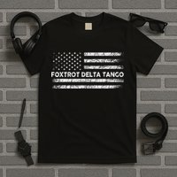 Foxtrots Delta Tangos Funny Us Flag Foxtrots Deltas Tangos T-Shirt
