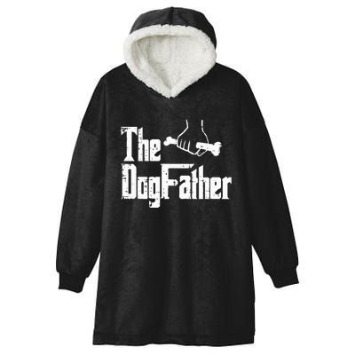 Fathers Day The Dog Father Funny Movie Pun Fur Papa Dad Hooded Wearable Blanket