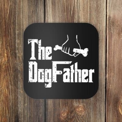 Fathers Day The Dog Father Funny Movie Pun Fur Papa Dad Coaster