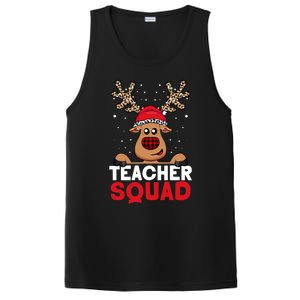 Funny Deer Teacher Christmas Reindeer Xmas Tree Magic Lover Cute Gift PosiCharge Competitor Tank