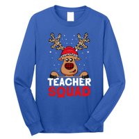 Funny Deer Teacher Christmas Reindeer Xmas Tree Magic Lover Cute Gift Long Sleeve Shirt