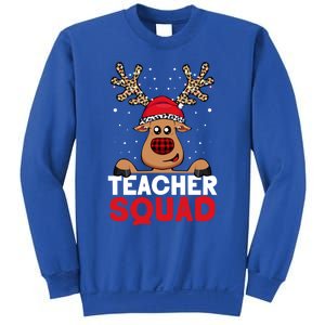 Funny Deer Teacher Christmas Reindeer Xmas Tree Magic Lover Cute Gift Sweatshirt