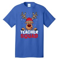 Funny Deer Teacher Christmas Reindeer Xmas Tree Magic Lover Cute Gift Tall T-Shirt