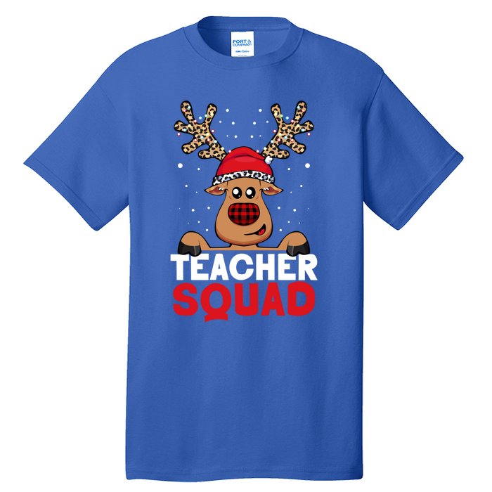 Funny Deer Teacher Christmas Reindeer Xmas Tree Magic Lover Cute Gift Tall T-Shirt