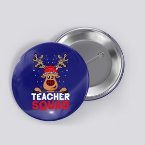 Funny Deer Teacher Christmas Reindeer Xmas Tree Magic Lover Cute Gift Button