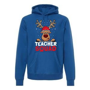 Funny Deer Teacher Christmas Reindeer Xmas Tree Magic Lover Cute Gift Premium Hoodie