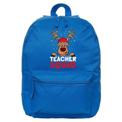 Funny Deer Teacher Christmas Reindeer Xmas Tree Magic Lover Cute Gift 16 in Basic Backpack