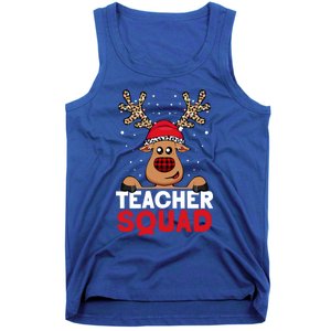 Funny Deer Teacher Christmas Reindeer Xmas Tree Magic Lover Cute Gift Tank Top