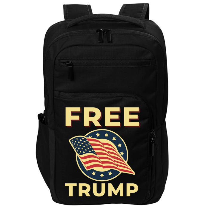 Free Donald Trump MAGA Conservative Impact Tech Backpack