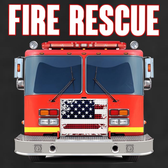 Firefighter Department Truck Fireman American Fire Rescue Adult Drive Performance Visor