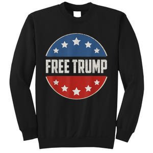 Free Donald Trump Republican Support Pro Trump American Flag Sweatshirt