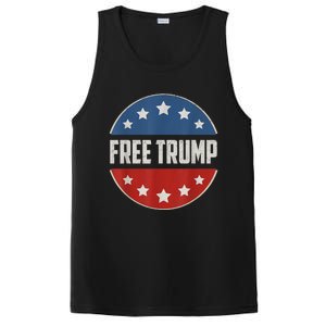 Free Donald Trump Republican Support Pro Trump American Flag PosiCharge Competitor Tank