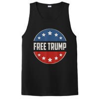 Free Donald Trump Republican Support Pro Trump American Flag PosiCharge Competitor Tank