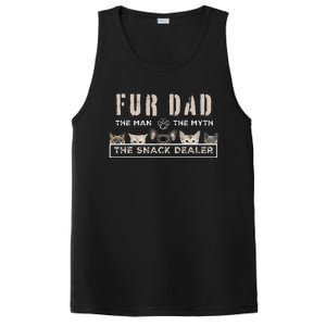 Fur Dad The Man The Myth Funny Dog Cat Fathers Day PosiCharge Competitor Tank